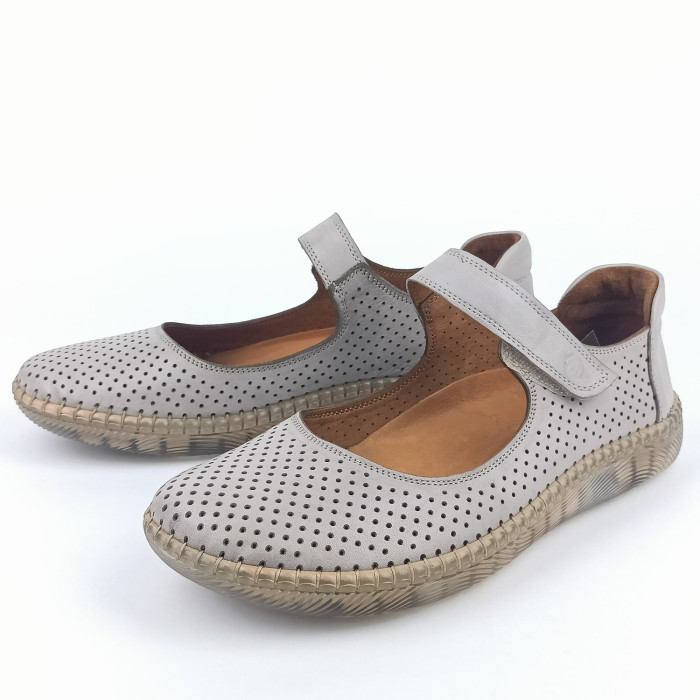 detail Dámské polobotky Manitu 840116-08 béžové