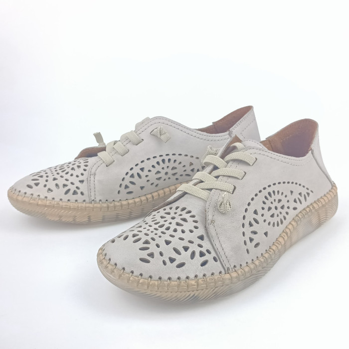 detail Dámské polobotky Manitu 840133-08 béžové