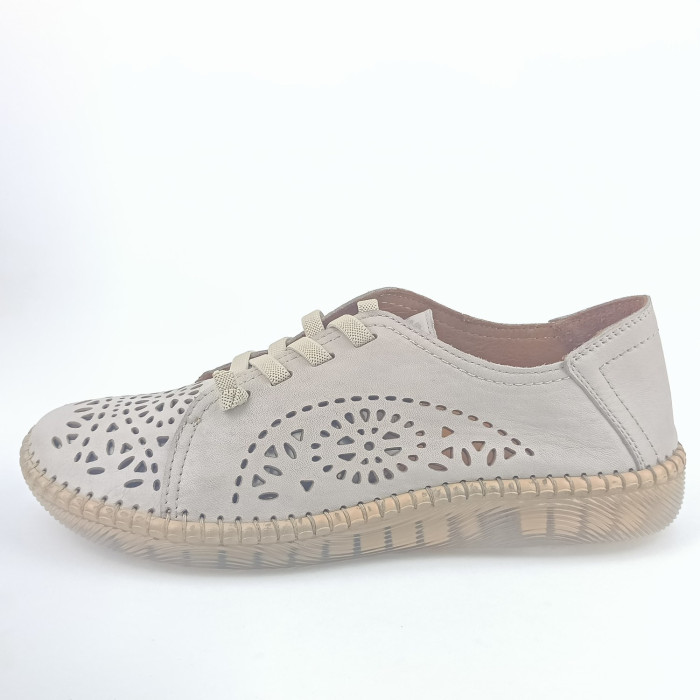 detail Dámské polobotky Manitu 840133-08 béžové