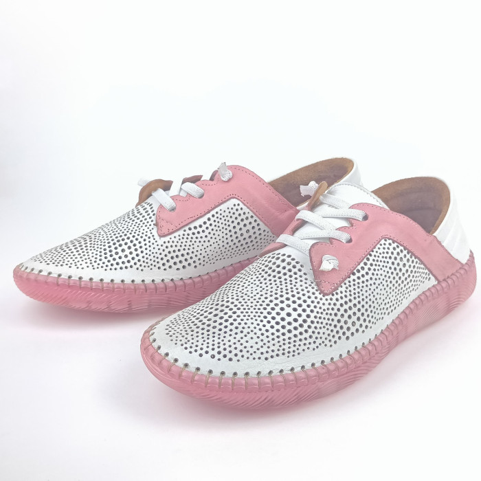 detail Dámské polobotky Manitu 840074-42 růžové