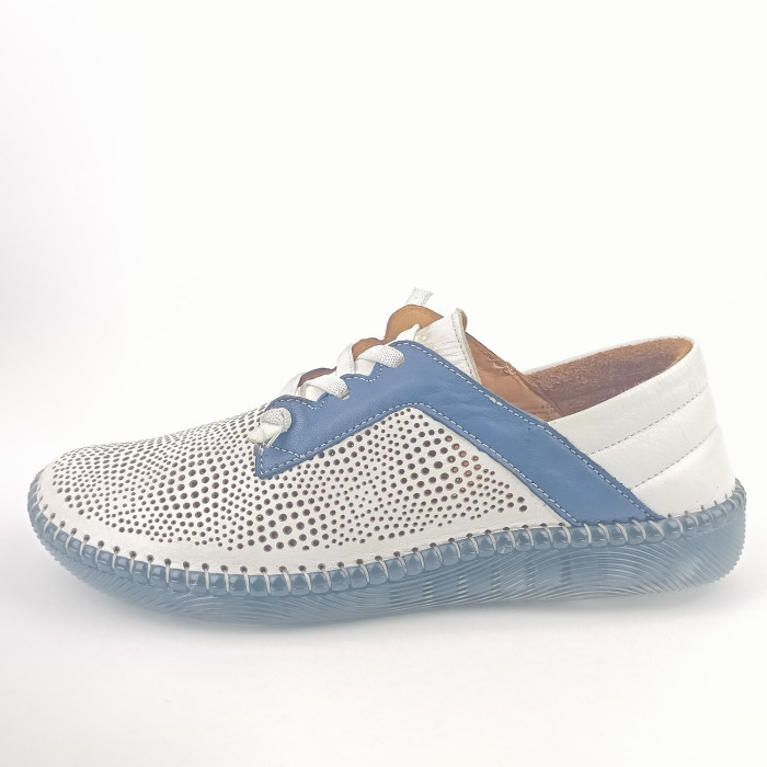 detail Dámské polobotky Manitu 840074-05 modré