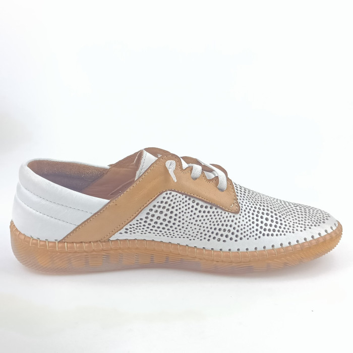 detail Dámské polobotky Manitu 840074-21 hnědé