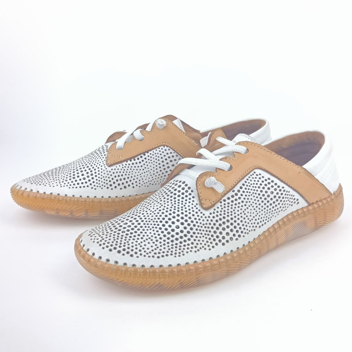 detail Dámské polobotky Manitu 840074-21 hnědé