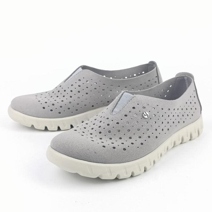 detail Dámské mokasíny Fly Flot 940241-09 šedé