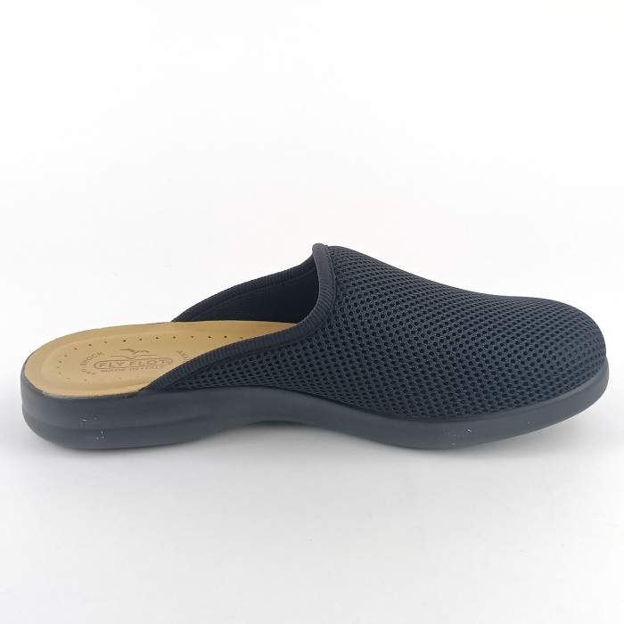 detail Pánské domácí pantofle Fly Flot 220029-01 černé