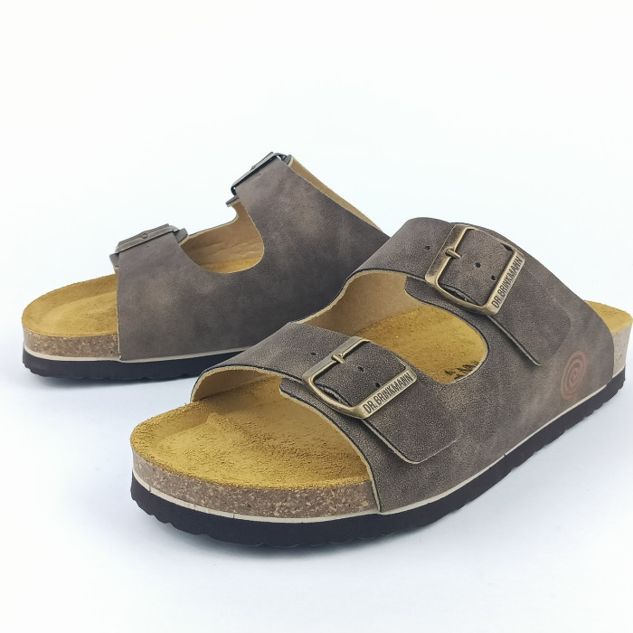 detail Pánské pantofle Dr.Brinkmann 600137-02 hnědé