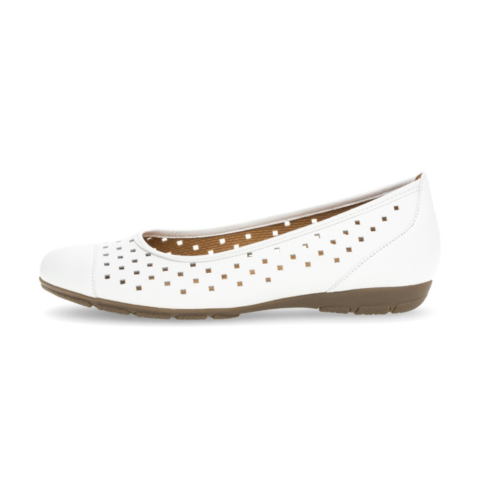 detail Dámské baleríny Gabor 64.169.21 bílé