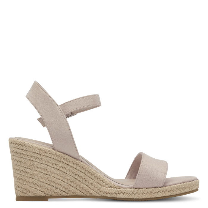 detail Dámské sandály na klínku Tamaris 1-28300-42 251 béžové