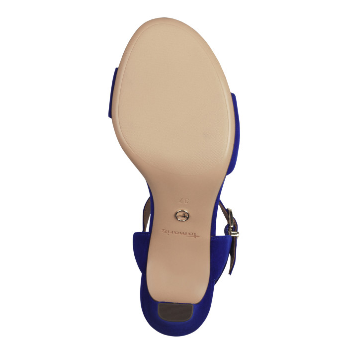 detail Dámské sandály na podpatku Tamaris 1-28028-42 1A8 modré