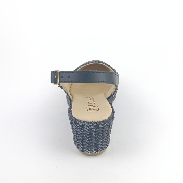 detail Dámské sandály na klínku Pitillos 10621 černé