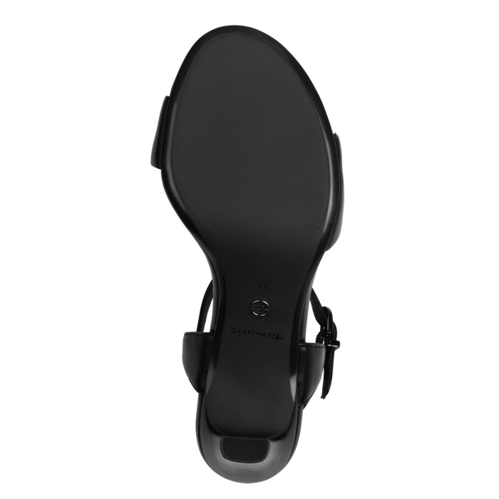 detail Dámské sandály na podpatku Tamaris 1-28008-42 020 černé