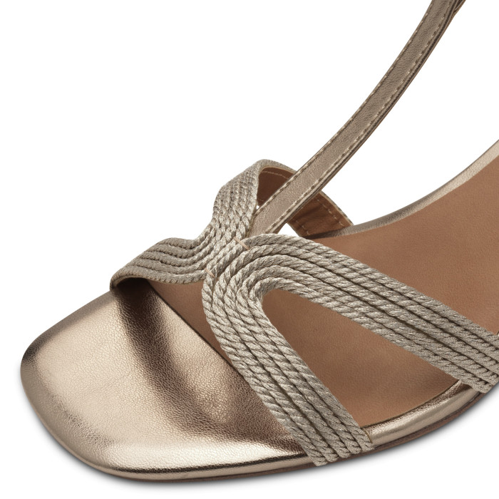 detail Dámské sandály na podpatku Tamaris 1-28244-44 900 bronzové