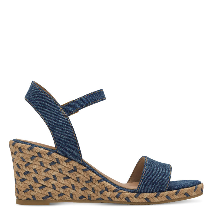 detail Dámské sandály na klínku Tamaris 1-28300-42 8A2 modré