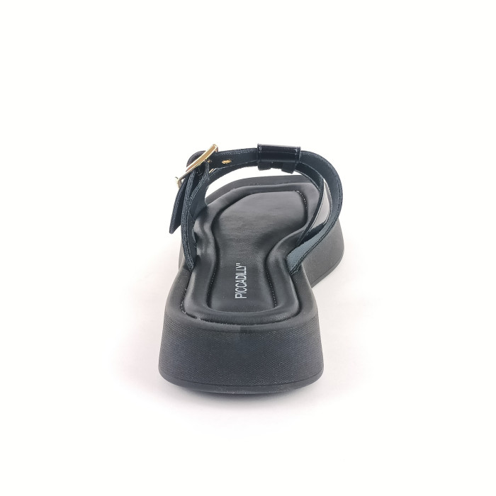 detail Dámské pantofle na platformě Piccadilly 223060-1 černé