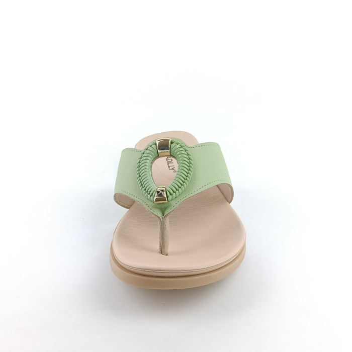 detail Dámské žabky Piccadilly 418081-9 zelené