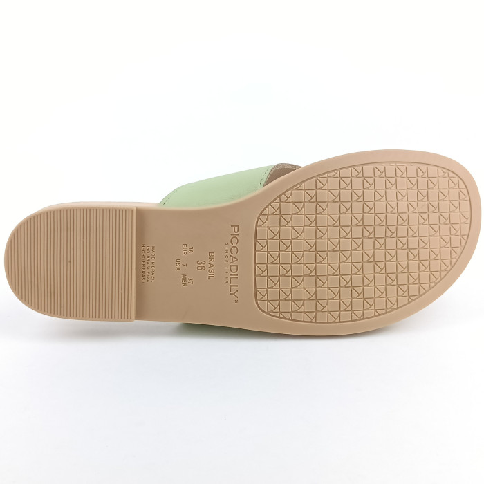 detail Dámské žabky Piccadilly 418081-9 zelené