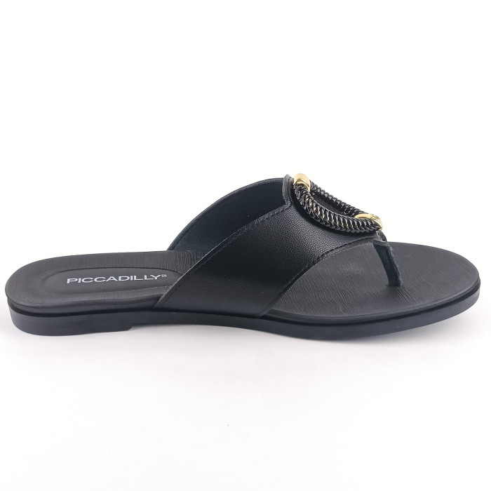 detail Dámské žabky Piccadilly 418081-4 černé