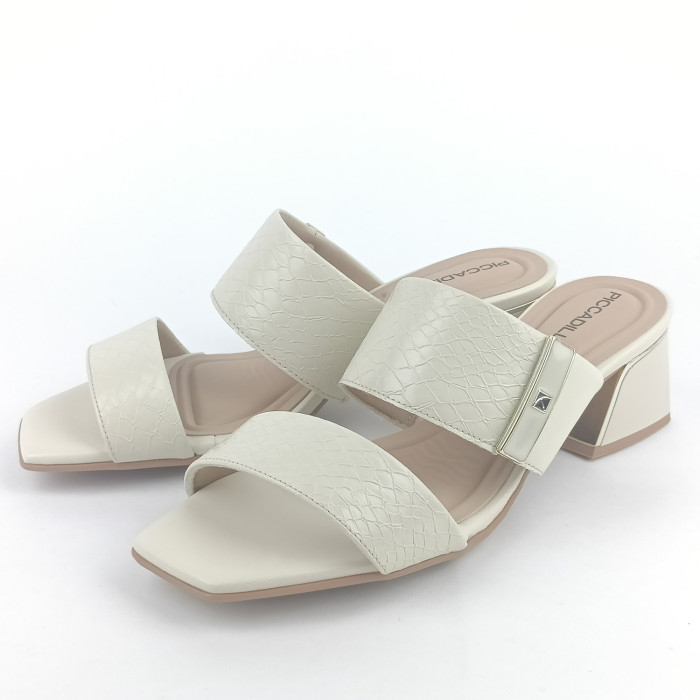 detail Dámské sandály na podpatku Piccadilly 543081-3 béžové