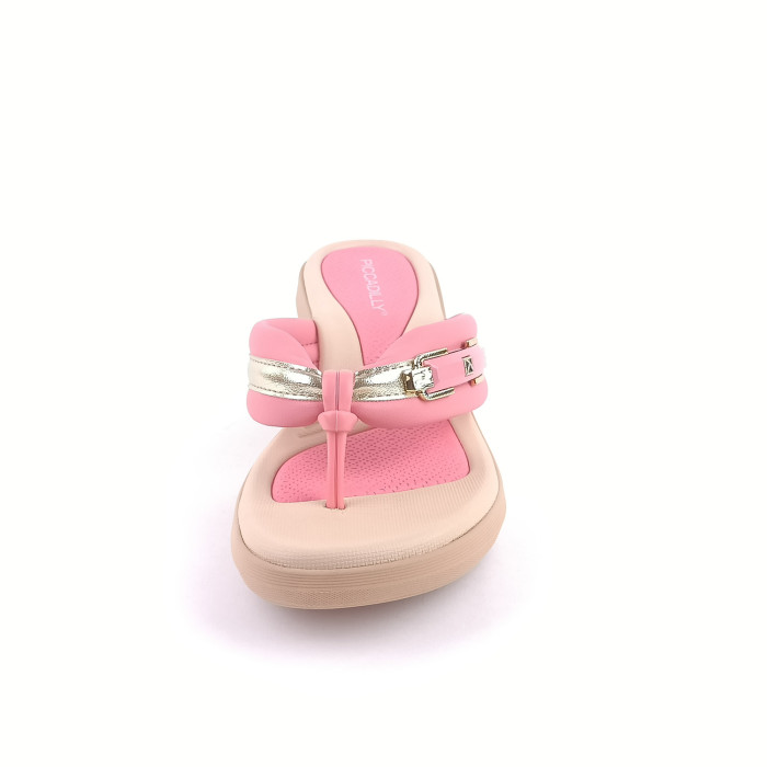 detail Dámské žabky na klínku Piccadilly 540373-1 růžové