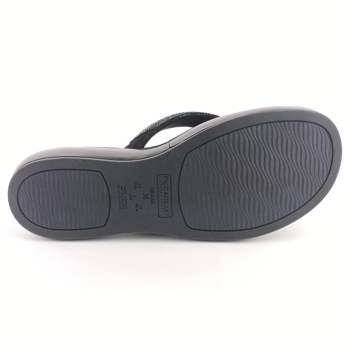 detail Dámské žabky na platformě Piccadilly 459006-5 černé