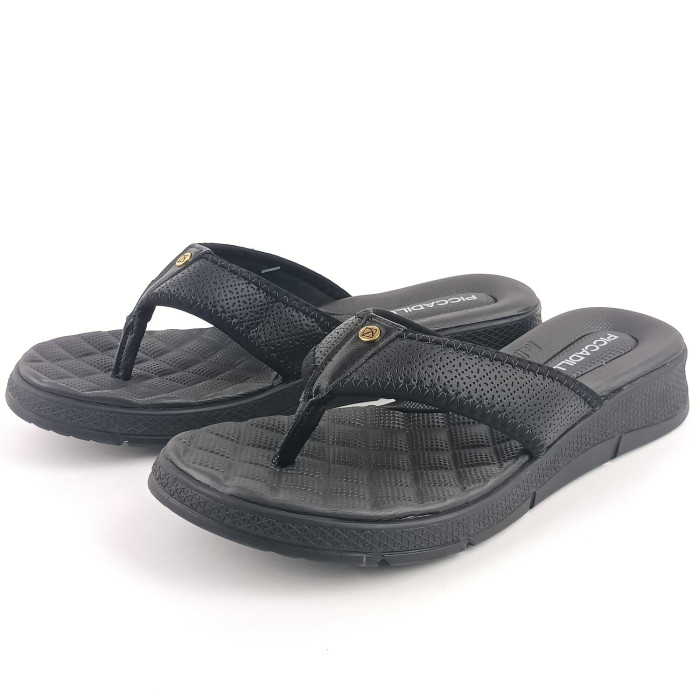 detail Dámské žabky na klínku Piccadilly 571009-27 černé