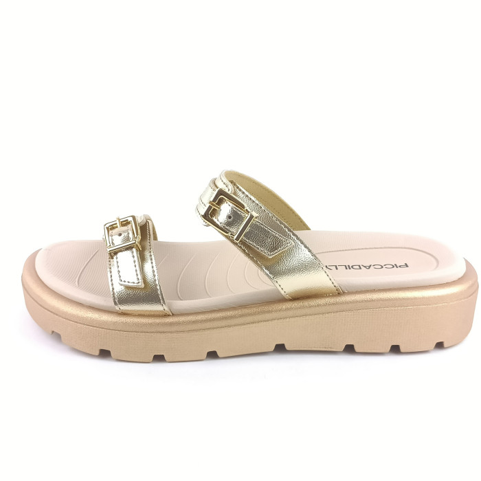 detail Dámské pantofle Piccadilly 486002-1 zlaté