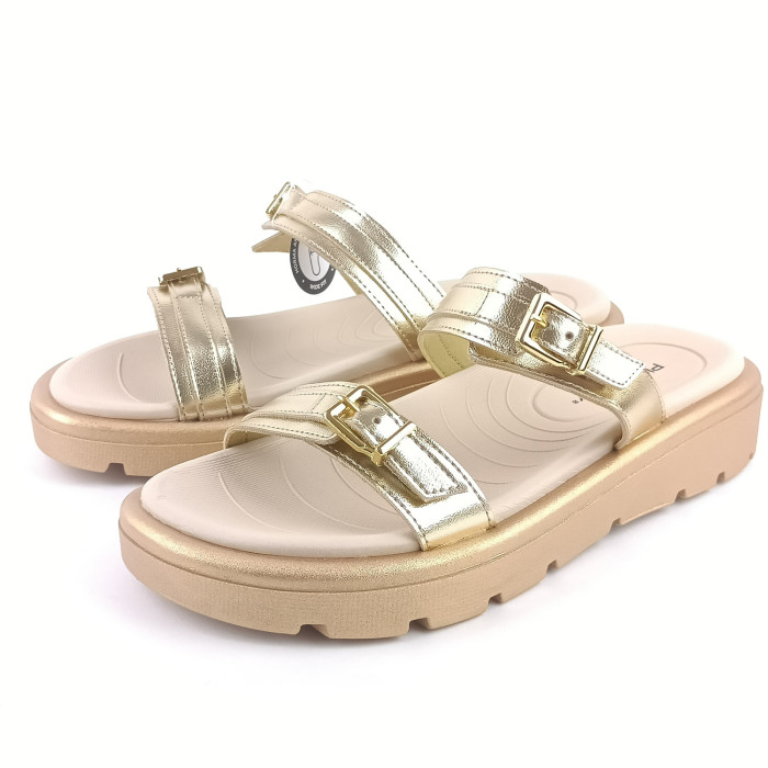 detail Dámské pantofle Piccadilly 486002-1 zlaté