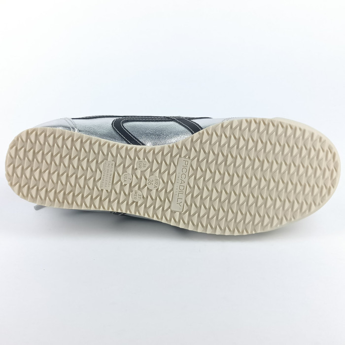 detail Dámské tenisky Piccadilly 906001-2 stříbrné