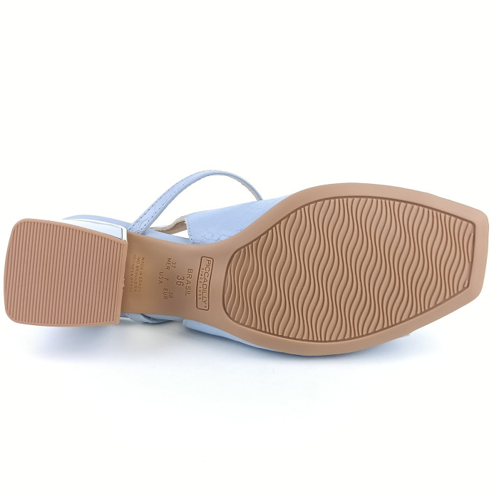 detail Dámské sandály na podpatku Piccadilly 543083-1 modré