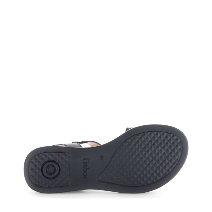 detail Dámské sandály na klínku Gabor 62.734.57 černé