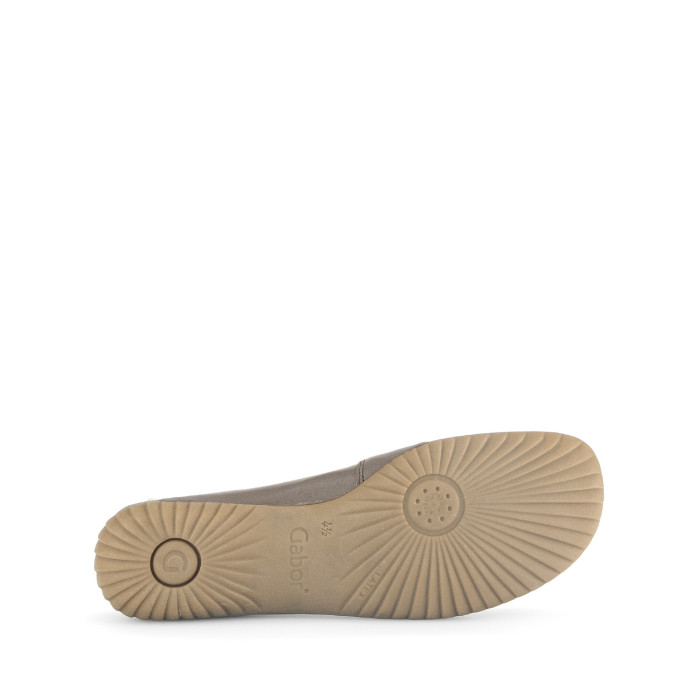 detail Dámské mokasíny na podpatku Gabor 66.090.31 hnědé