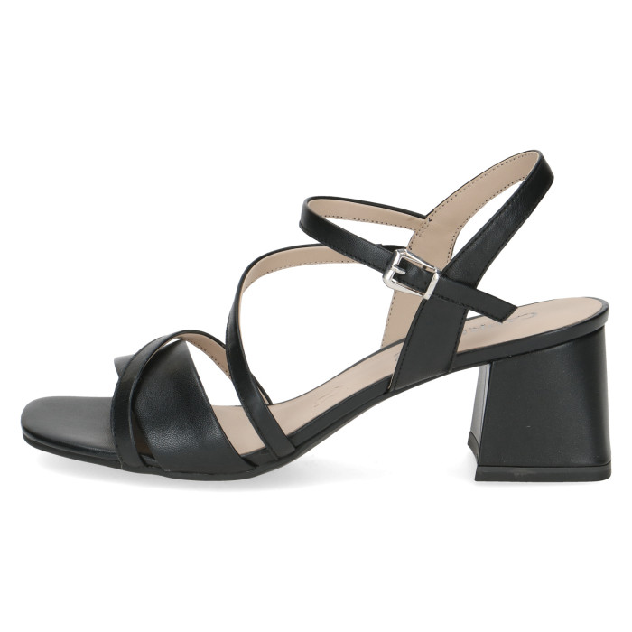 detail Dámské sandály na podpatku Caprice 9-28300-44 022 černé