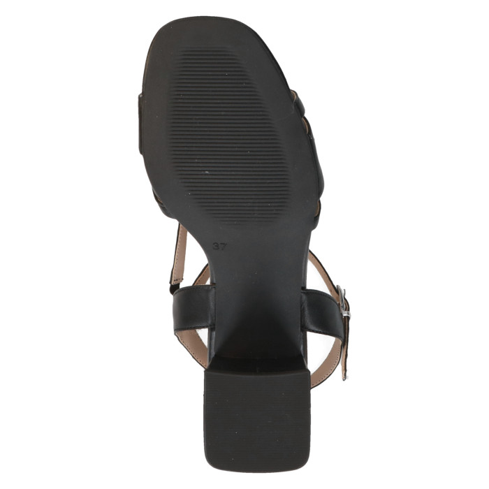 detail Dámské sandály na podpatku Caprice 9-28300-44 022 černé