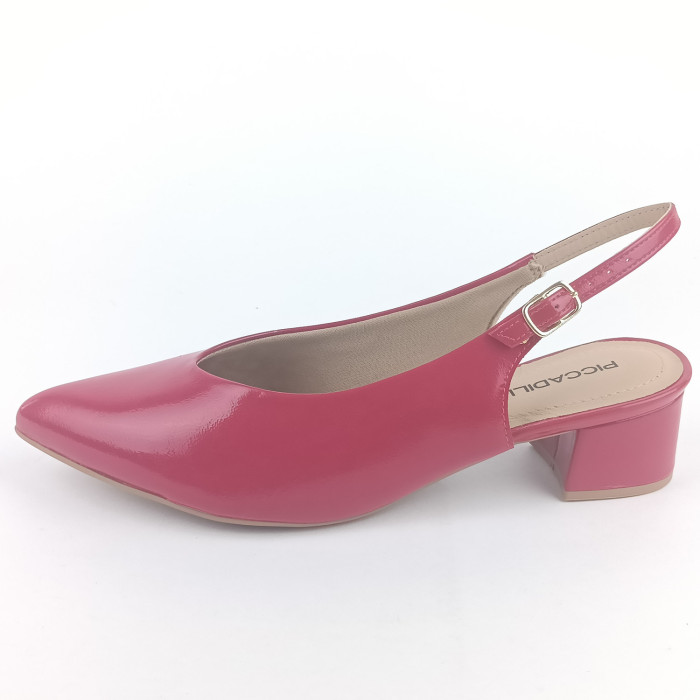 detail Dámské lodičky na podpatku Piccadilly 739031-73 červené