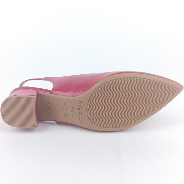 detail Dámské lodičky na podpatku Piccadilly 739031-73 červené