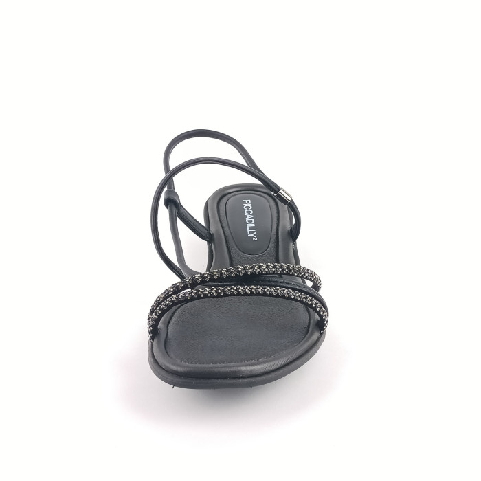 detail Dámské sandály na podpatku Piccadilly 590045-2 černé