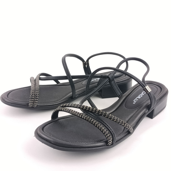 detail Dámské sandály na podpatku Piccadilly 590045-2 černé