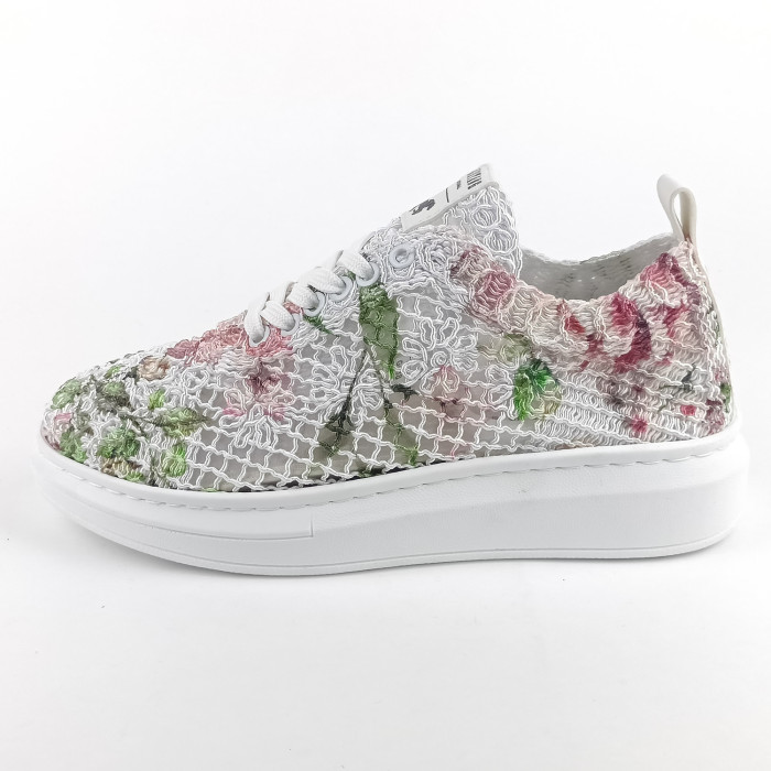 detail Dámské tenisky na klínku Mustang 1468-301-155 multicolor