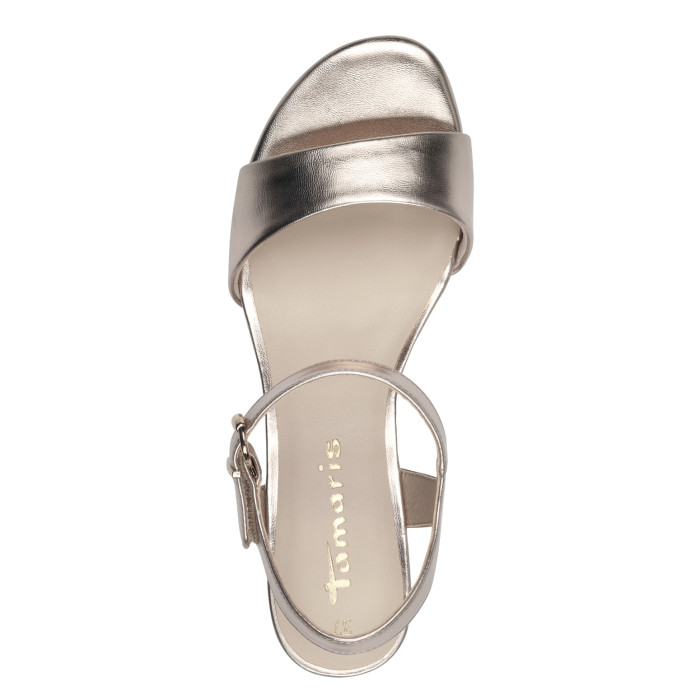 detail Dámské sandály na podpatku Tamaris1-28249-42 933 zlaté