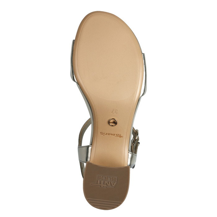 detail Dámské sandály na podpatku Tamaris1-28249-42 933 zlaté