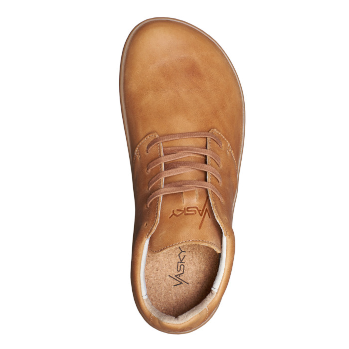 detail Dámské barefoot polobotky Vasky Terry Caramel