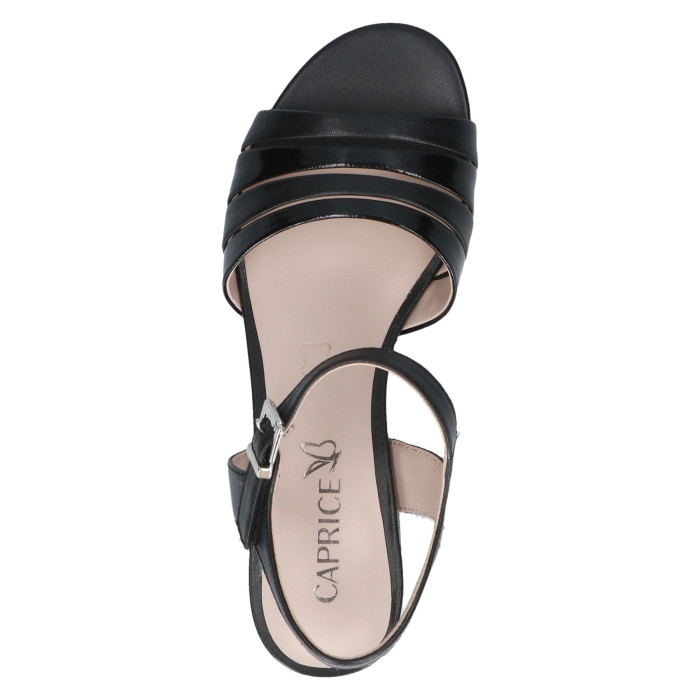 detail Dámské sandály na podpatku Caprice 9-28206-44 019 černé