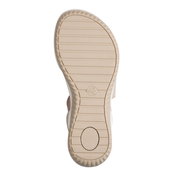 detail Dámské sandály na klínku Jana 8-28768-42 499 béžové