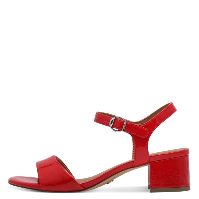 detail Dámské sandály na podpatku Tamaris 1-28249-42 524 červené