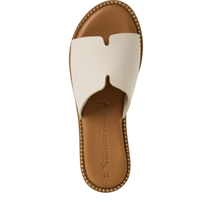 detail Dámské pantofle Tamaris 1-27135-42 418 béžové