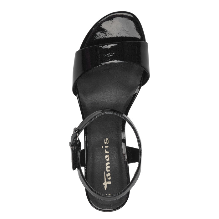 detail Dámské sandály na podpatku Tamaris 1-28249-42 018 černé