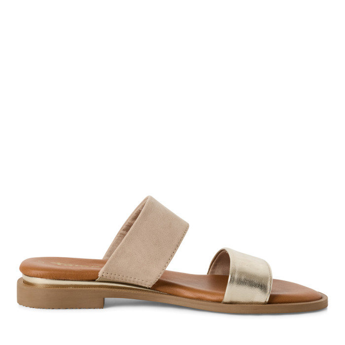 detail Dámské pantofle na podpatku Tamaris 1-27112-44 344 metalické