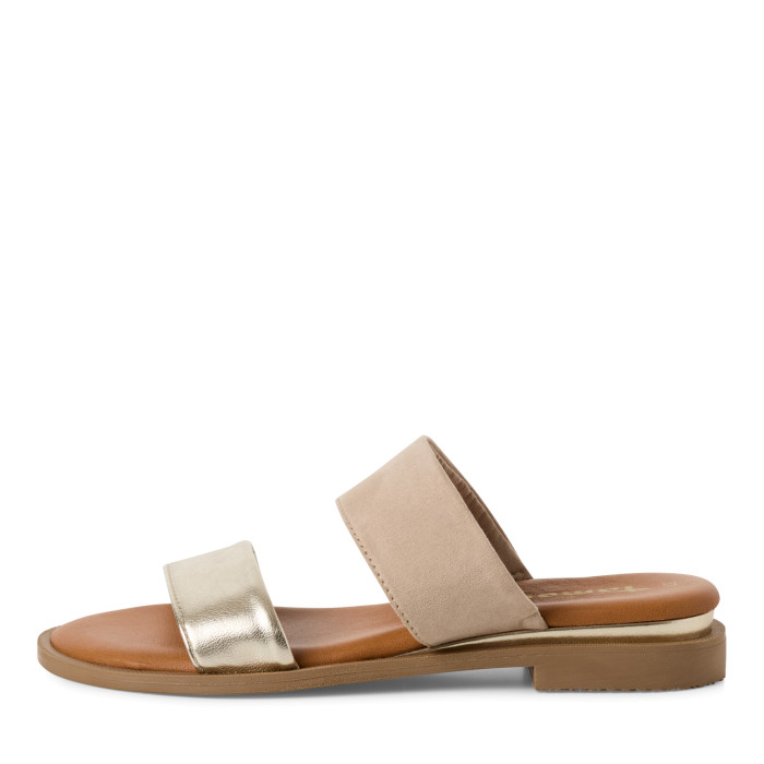 detail Dámské pantofle na podpatku Tamaris 1-27112-44 344 metalické