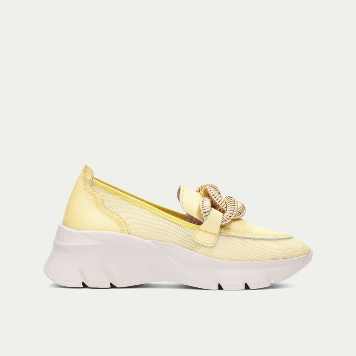 detail Dámské mokasíny na platformě Hispanitas HV254050 žluté