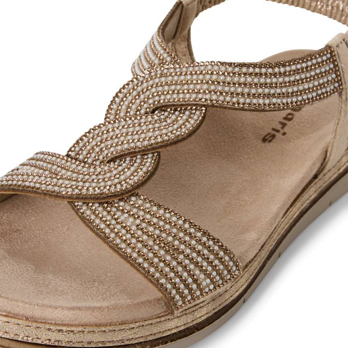 detail Dámské sandály Tamaris 1-28200-44 964 metalické